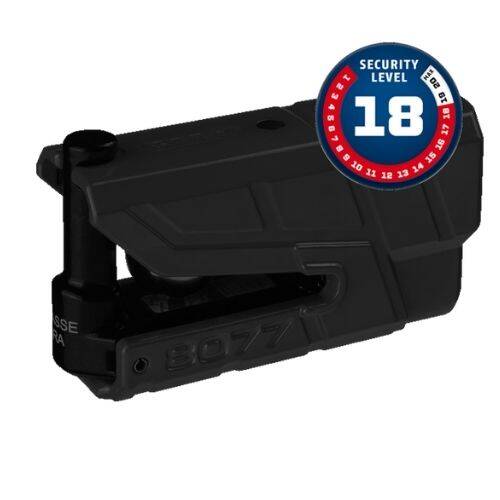 ABUS 8077 GRANİT DETECTO X-PLUS BLACK Motosiklet Kilidi - 1