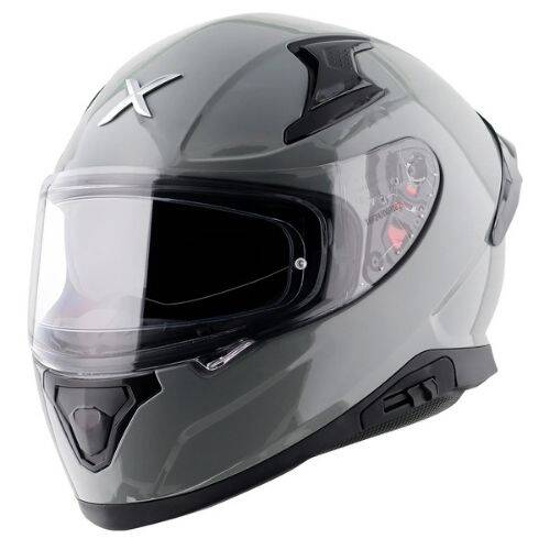 Axor Apex Nardo Grey Gloss Kapalı Motosiklet Kaskı - 1