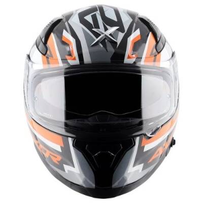 AXOR APEX STREAK BLACK ORANGE Kapalı Motosiklet Kaskı - 2