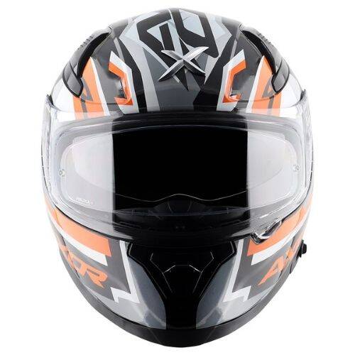 AXOR APEX STREAK BLACK ORANGE Kapalı Motosiklet Kaskı - 2