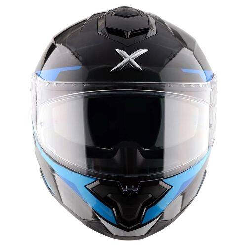 AXOR BRUTALE KRYPTİC-E Black Blue Motosiklet Kaskı - 2