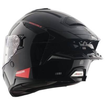 AXOR BRUTALE SC-E Black Motosiklet Kaskı - 4