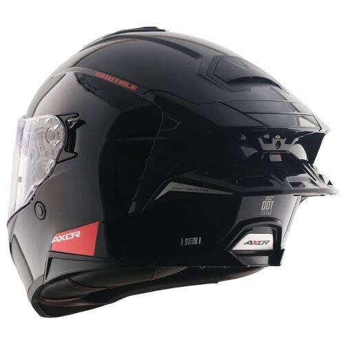 AXOR BRUTALE SC-E Black Motosiklet Kaskı - 4