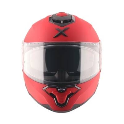 AXOR BRUTALE SC-E Dull Red Motosiklet Kaskı - 2