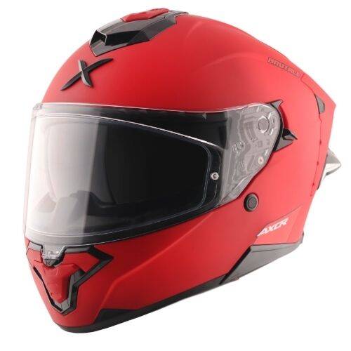 AXOR BRUTALE SC-E Dull Red Motosiklet Kaskı - 1