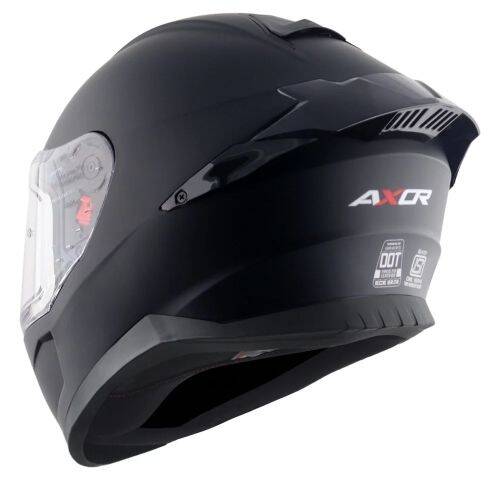 AXOR SABER SOLİD-E Mat Siyah Motosiklet Kaskı - 3