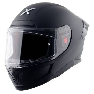 AXOR SABER SOLİD-E Mat Siyah Motosiklet Kaskı 