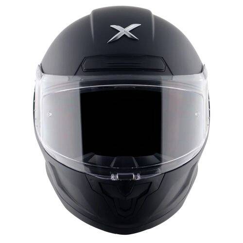 AXOR SABER SOLİD-E Mat Siyah Motosiklet Kaskı - 2