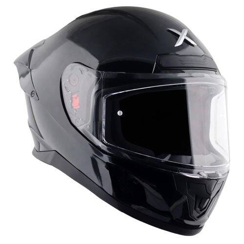 AXOR SABER SOLİD-E Siyah Motosiklet Kaskı - 7