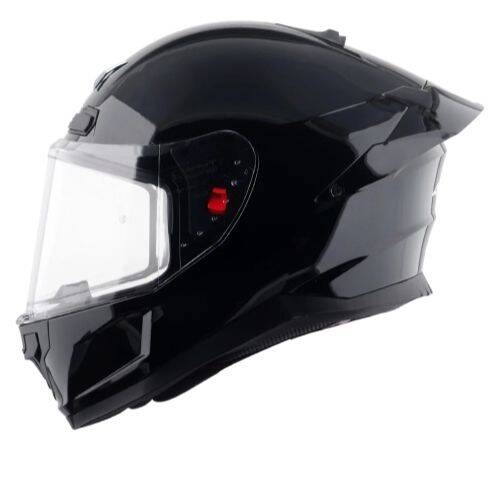 AXOR SABER SOLİD-E Siyah Motosiklet Kaskı - 9