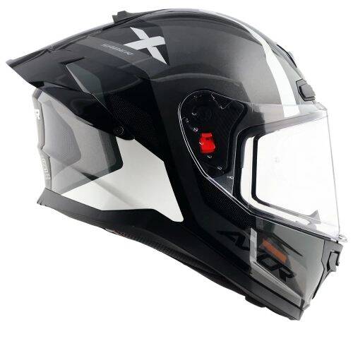 AXOR SABER SPARK-E İnci Beyazı Motosiklet Kaskı - 8