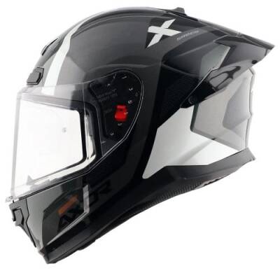 AXOR SABER SPARK-E İnci Beyazı Motosiklet Kaskı - 3