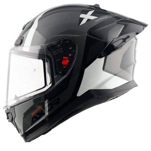 AXOR SABER SPARK-E İnci Beyazı Motosiklet Kaskı - 3