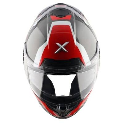 AXOR SABER SPARK-E Kırmızı Siyah Motosiklet Kaskı - 7