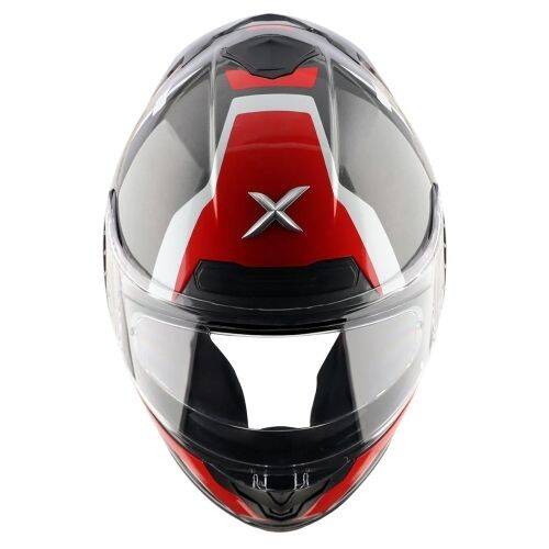 AXOR SABER SPARK-E Kırmızı Siyah Motosiklet Kaskı - 7