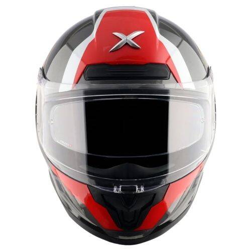AXOR SABER SPARK-E Kırmızı Siyah Motosiklet Kaskı - 2