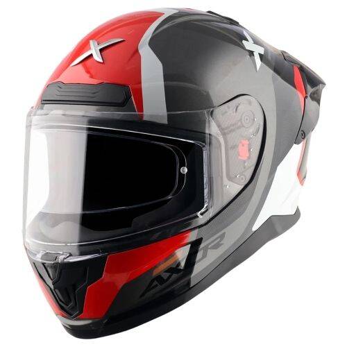 AXOR SABER SPARK-E Kırmızı Siyah Motosiklet Kaskı - 1