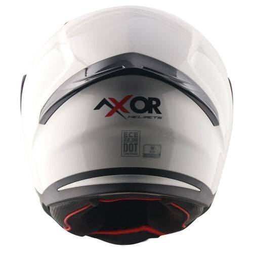 AXOR SH-890 HUNTER-E İnci Beyazı Motosiklet Kaskı - 5