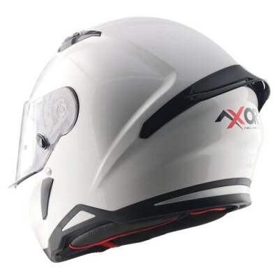 AXOR SH-890 HUNTER-E İnci Beyazı Motosiklet Kaskı - 3