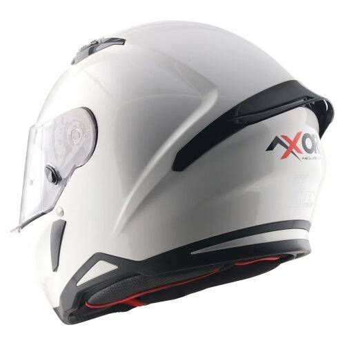 AXOR SH-890 HUNTER-E İnci Beyazı Motosiklet Kaskı - 3