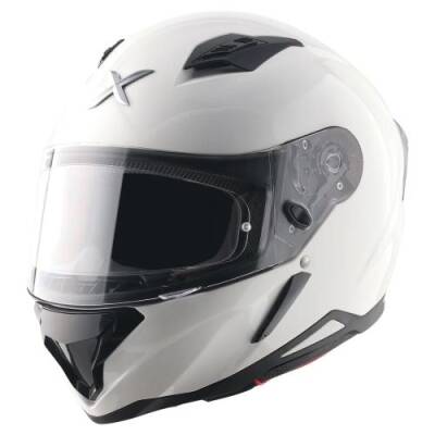 AXOR SH-890 HUNTER-E İnci Beyazı Motosiklet Kaskı 