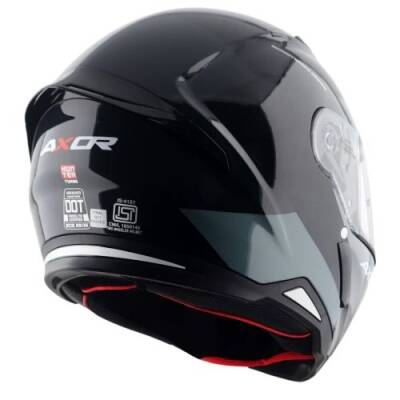 AXOR SH-890 HUNTER TURBO-E Siyah Gri Motosiklet Kaskı - 6