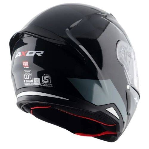 AXOR SH-890 HUNTER TURBO-E Siyah Gri Motosiklet Kaskı - 6