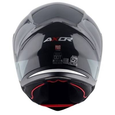 AXOR SH-890 HUNTER TURBO-E Siyah Gri Motosiklet Kaskı - 5
