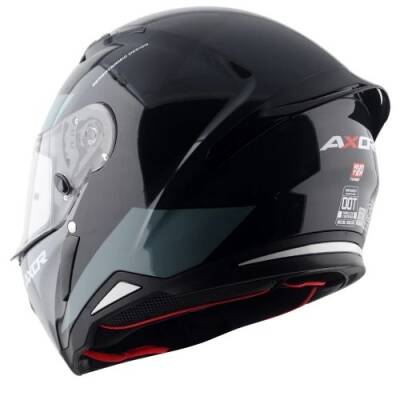 AXOR SH-890 HUNTER TURBO-E Siyah Gri Motosiklet Kaskı - 4