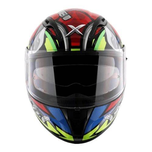 AXOR STREET BOBBY Black Red Kapalı Motosiklet Kaskı - 2
