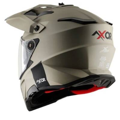 AXOR X-CROSS Nikel Kırmızı Cross Motosiklet Kaskı - 3