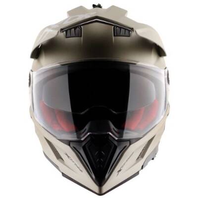 AXOR X-CROSS Nikel Kırmızı Cross Motosiklet Kaskı - 4
