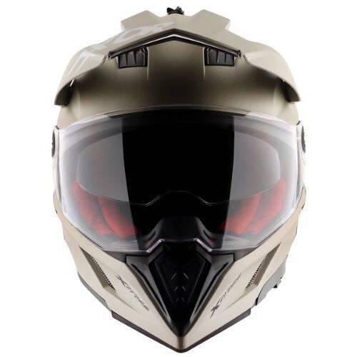 AXOR X-CROSS Nikel Kırmızı Cross Motosiklet Kaskı - 4