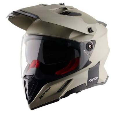AXOR X-CROSS Nikel Kırmızı Cross Motosiklet Kaskı 