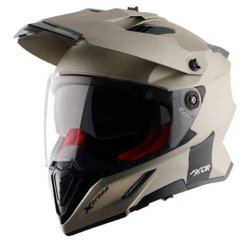 AXOR X-CROSS Nikel Kırmızı Cross Motosiklet Kaskı - 1