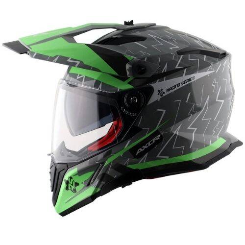 AXOR X-Cross Flash Dual Vizor Cross Motosiklet Kaskı - 2