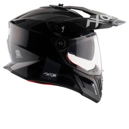 AXOR X CROSS X2 DUAL VİSOR Mat Siyah Gri Cross Motosiklet Kaskı - 4