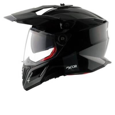 AXOR X CROSS X2 DUAL VİSOR Mat Siyah Gri Cross Motosiklet Kaskı - 8