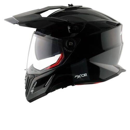 AXOR X CROSS X2 DUAL VİSOR Mat Siyah Gri Cross Motosiklet Kaskı - 8