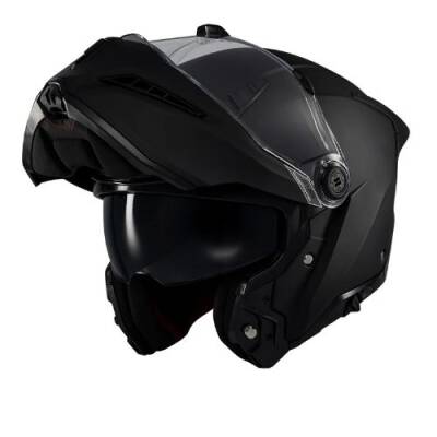 AXXİS GHOSTFIGHTER Mat Siyah Çene Açılır Motosiklet Kaskı - 2
