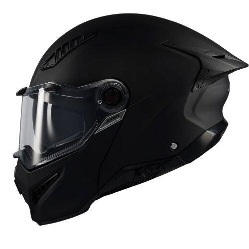 AXXİS GHOSTFIGHTER Mat Siyah Çene Açılır Motosiklet Kaskı - 4