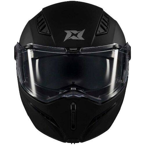 AXXİS GHOSTFIGHTER Mat Siyah Çene Açılır Motosiklet Kaskı - 3