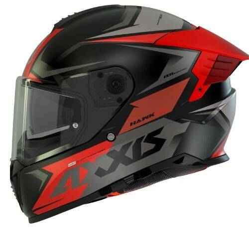 AXXİS HAWK SV EVO IXIL B15 Mat Kırmızı Kapalı Kask - 2