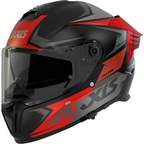 AXXİS HAWK SV EVO IXIL B15 Mat Kırmızı Kapalı Kask - 1