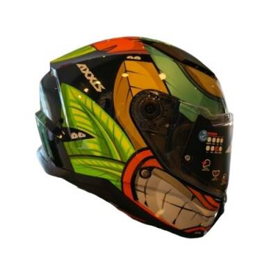 AXXİS PANTHER AMAZONİA B7 GLOSS Kapalı Motosiklet Kaskı - 3