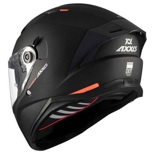 AXXİS PANTHER Mat Siyah Kapalı Motosiklet Kaskı - 2