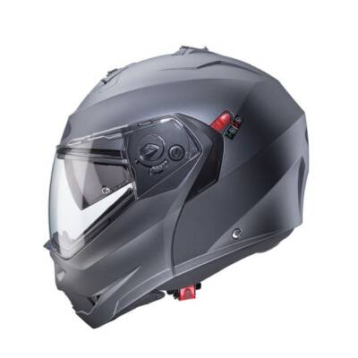 CABERG DUKE X Mat Gun Metal Çene Açılır Kask - 4