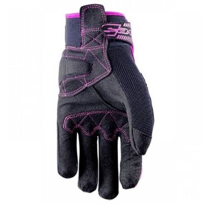 FİVE GLOVES RS3 REPLİCA Kadın Siyah Pembe Motosiklet Eldiven - 2