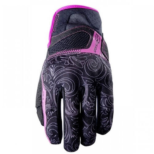 FİVE GLOVES RS3 REPLİCA Kadın Siyah Pembe Motosiklet Eldiven - 1