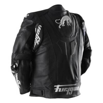FURYGAN Raptor Evo 3 Siyah Deri Motosiklet Ceketi - 4